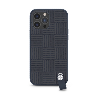 Moshi Altra - Pouzdro s odnímatelným vodítkem pro iPhone 13 Pro Max (Antimikrobiální NanoShield™) (modré)