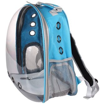 Petbag Transparent batoh na mazlíčky sv. modrá balení 1 ks