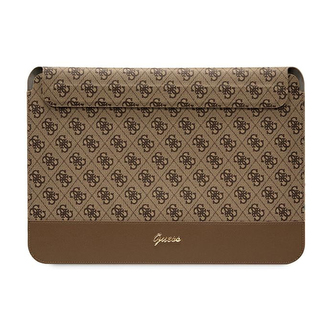 Guess 4G Stripe Metal Logo Computer Sleeve - 14" pouzdro na notebook (hnědé)