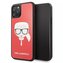 Karl Lagerfeld KLHCN58DLHRE iPhone 11 Pro černý/červený ikonický třpyt Karl's Head