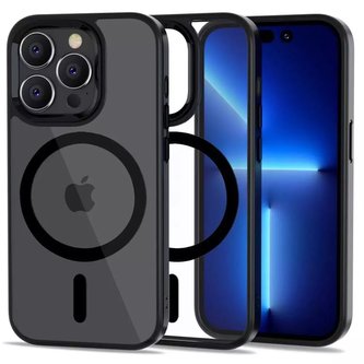 Etui Magmat MagSafe pro Apple iPhone 14 Pro Black/Clear