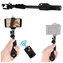 Stick Selfie Stick Tripod Bluetooth bezdrátový držák s dálkovým ovládáním pro GoPro telefon