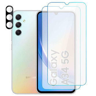 Supreme Set tvrzené sklo pro Samsung Galaxy A34 5G Clear