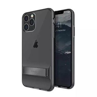 Pouzdro UNIQ Convertible iPhone 11 Pro šedý / kouřově šedý