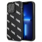 Karl Lagerfeld KLHCP13LPULMBK3 iPhone 13 Pro / 13 6,1" pevný obal černý/černý celoplošný