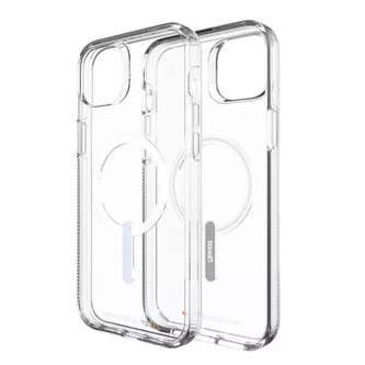 Gear4 Crystal Palace Snap – ochranné pouzdro pro iPhone 14 Plus kompatibilní s MagSafe (čiré)