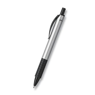 Kuličkové pero Faber-Castell Basic M, výběr barev stříbrná