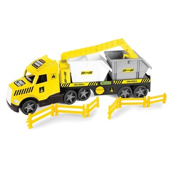 Magic Truck Technic laweta z kontenerami