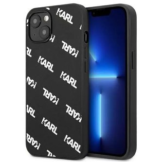 Karl Lagerfeld KLHCP13SPULMBK3 iPhone 13 mini 5,4" pevný obal černý/černý celoplošný Karl Lagerfeld KLHCP13SPULMBK3 iPhone 13 mini 5,4" pevný obal černý/černý celoplošný