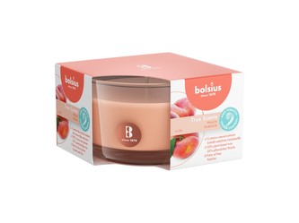 Bolsius Aromatic 2.0 Sklo 80x50mm Peach, vonná svíčka