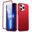 Zadní a přední kryt Joyroom 360 Full Case pro iPhone 13 Pro Tvrzené sklo červené (JR-BP935 červené)