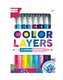 Flamastry dwustronne Color Layers 8szt