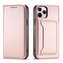 Pouzdro na magnetické karty pro iPhone 12 Pro Max Pouch Card Wallet Card Holder Pink