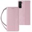 Magnet Strap Case Case pro Samsung Galaxy S22 (S22 Plus) Pouch Wallet Mini Lanyard Pendant Pink