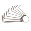 Sady šestihranných klíčů 1,5-6 mm Deli Tools EDL3080 (stříbrné)