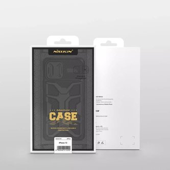 Pancéřový kryt Nillkin Adventruer Case pro iPhone 13 Pro Max s krytem fotoaparátu modrý Pancéřový kryt Nillkin Adventruer Case pro iPhone 13 Pro Max s krytem fotoaparátu modrý