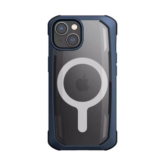 Raptic Secure Case iPhone 14 s modrým pancéřovaným krytem MagSafe