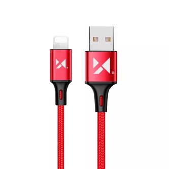 Wozinsky kabel USB kabel - Lightning 2,4A 1m červený (WUC-L1R)