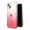 Speck Presidio Perfect-Clear + Ombre - Case for iPhone 15 Plus / 14 Plus  with MICROBAN (Clear / Vintage Rose Fade)