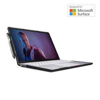 STM Dux Hardshell - pancéřované pouzdro pro Microsoft Surface Laptop 2 / 3 / 4 (černé)