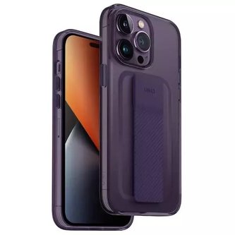UNIQ pouzdro na telefon Heldro Mount pro Apple iPhone 14 Pro Max 6,7" fialové/obr