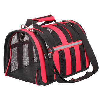 Messenger 48 taška pro mazlíčky červená varianta 40256