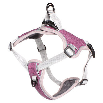 Mesh postroj pro psy fialová rozměr L