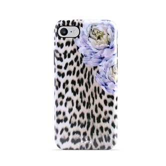 PURO Glam Sweet Leopard - Pouzdro pro iPhone SE 2020/8/7 / 6s (Leo Pivoňky)