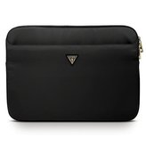 Nylonové pouzdro na počítač Guess - 13" pouzdro na notebook (černá)