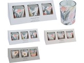 Svíčka ve skle 3ks set 50x60mm v dárkové krabičce tropical mix, barevná