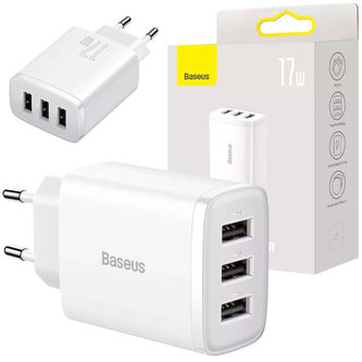 WK-019C USB nabíječka QC 3.0 5V 3A USB-C kabel Bílý