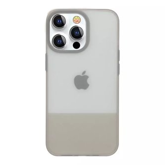 Kryt pouzdra Kingxbar Plain Series pro iPhone 13 silikonový kryt šedý