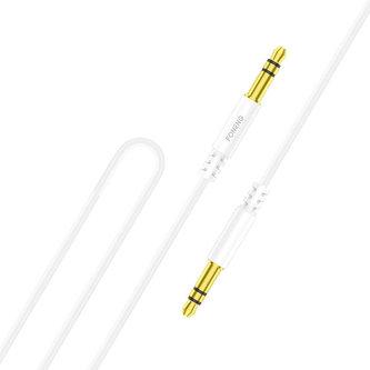 Audio kabel AUX 3,5 mm jack Foneng BM23 (bílý)