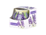 Sklo Dekor 80 x 72 mm Lavender vonná svíčka