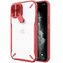 Nillkin Cyclops Case Odolné pouzdro s krytem fotoaparátu a skládacím stojánkem pro iPhone 12 Pro / iPhone 12 červený