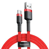 Kabel USB na USB-C Baseus Cafule 3A 1m (červený)
