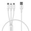Kabel USB Romoss CB251V 3v1 USB-C / Lightning / Micro 3,5A 1,2 m (bílý)