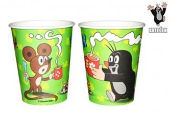 Kelímek papír párty Krtek a kamarádi 6 ks 250 ml