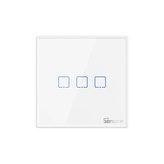 Chytrý bezdrátový nástěnný spínač Sonoff T2EU3C-RF 433MHz (3kanálový)
