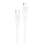 Foneng X80 kabel USB-C na USB-C, 100 W, 1 m (bílý)