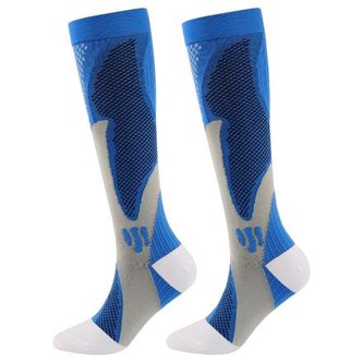 Racer kompresní podkolenky modrá velikost oblečení M