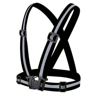 Postroj, reflexní pruhy.Silniční vesta na běžecké kolo