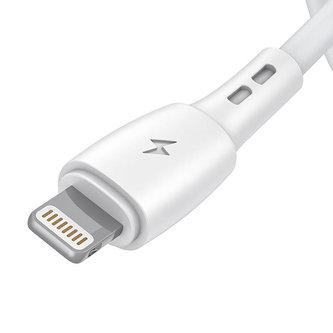 Kabel USB-Lightning Vipfan Racing X05, 3A, 3 m (bílý)