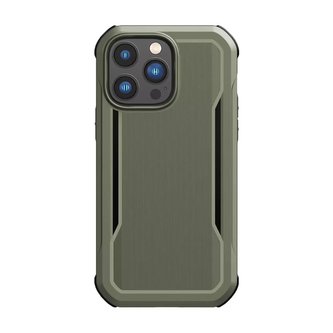 Pouzdro Raptic Fort na iPhone 14 Pro Max s pancéřovým krytem MagSafe zelené