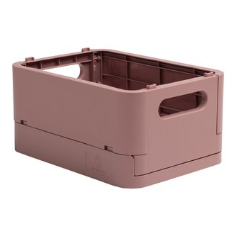 Exacompta Smart case - skládací úložný box, recyklovaný PP, MINI, strarorůžový