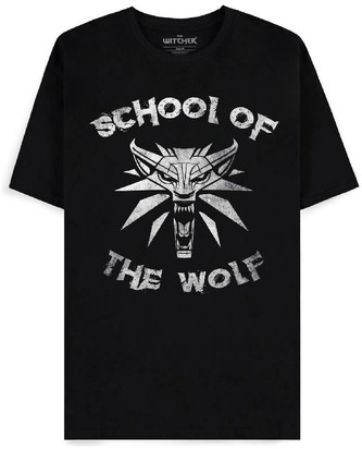 Tričko The Witcher - School of the Wolf Emblem M