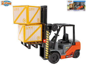 2-Play Traffic vysokozdvižný vozík 20cm na setrvačník v krabičce 2-Play Traffic vysokozdvižný vozík 20cm na setrvačník v krabičce