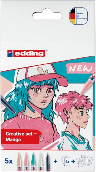 Akrylový popisovač e-5300/1800, sada Manga