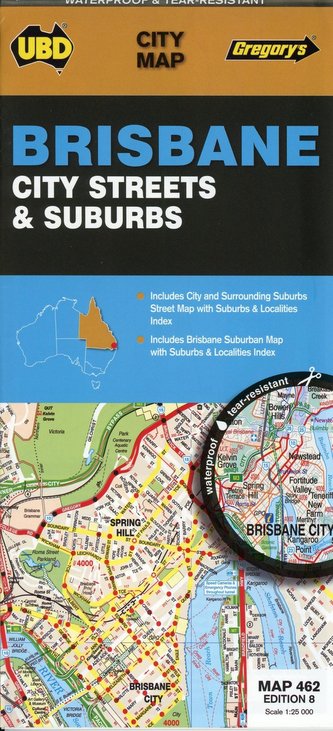 Brisbane City Streets & Suburbs 1 : 25 000