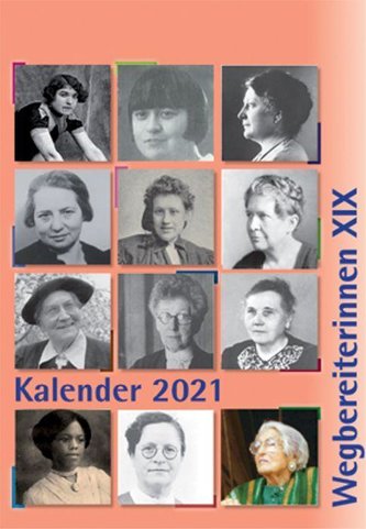 Kombi aus Kalender 2021 Wegbereiterinnen XIX (ISBN 9783945959497) und Postkartenset Wegbereiterinnen XIX (ISBN 9783945959510
